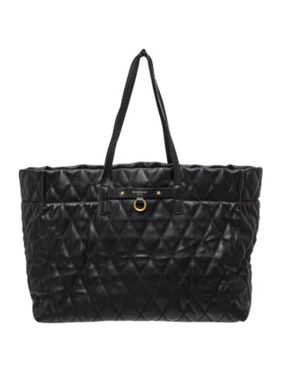 Pre-owned Givenchy Leather Tote In Black