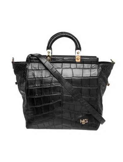 Pre-owned Givenchy Leather Tote In Black