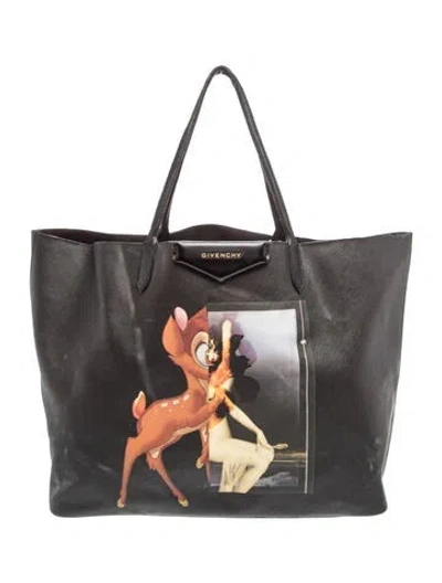 Pre-owned Givenchy Leather Tote In Black