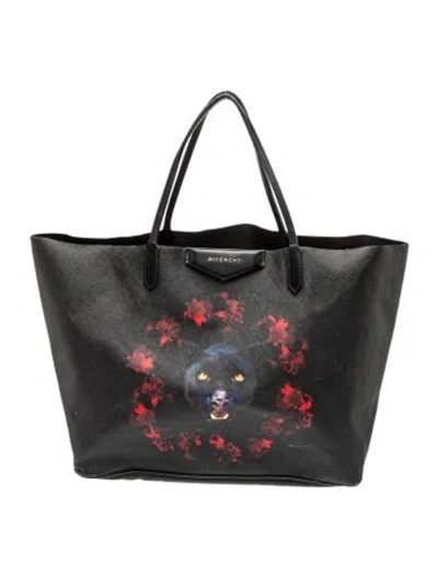 Pre-owned Givenchy Leather Tote In Black