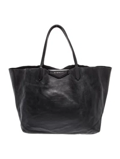 Pre-owned Givenchy Leather Tote In Black