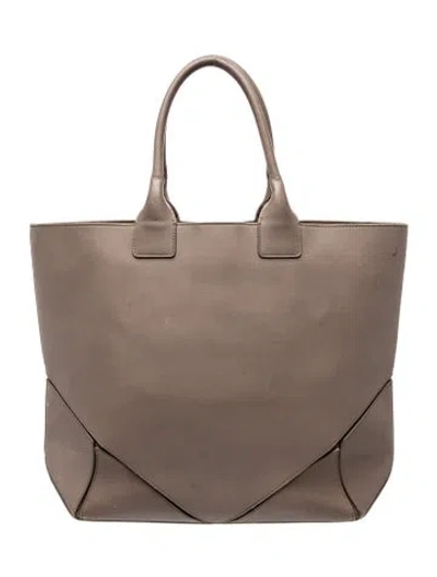 Pre-owned Givenchy Leather Tote In Brown