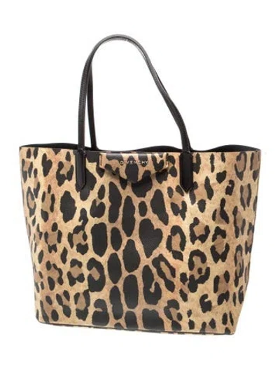 Pre-owned Givenchy Leather Tote In Brown