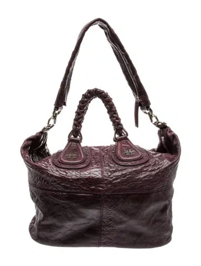 Pre-owned Givenchy Leather Tote In Brown