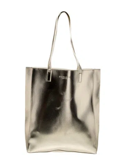 Pre-owned Givenchy Leather Tote In Gold