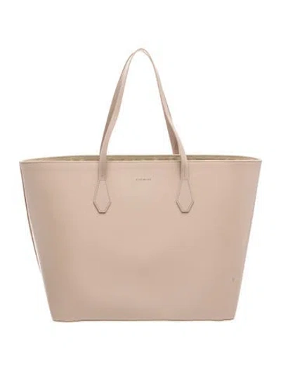 Pre-owned Givenchy Leather Tote In Neutral