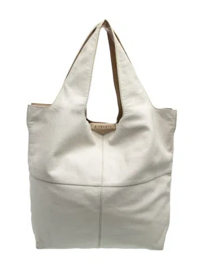 Pre-owned Givenchy Leather Tote In Neutrals