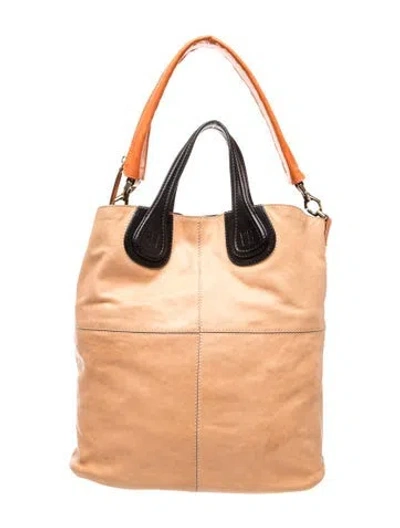 Pre-owned Givenchy Leather Tote In Neutrals