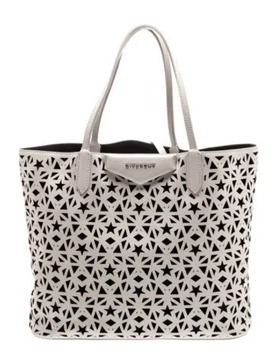 Pre-owned Givenchy Leather Tote In Neutrals