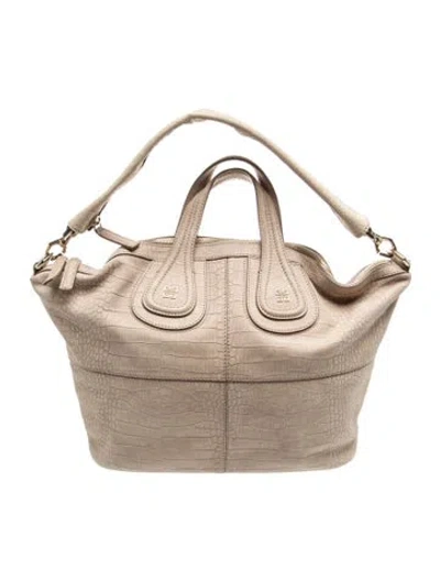 Pre-owned Givenchy Leather Tote In Neutrals