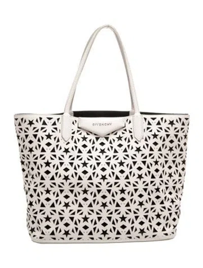 Pre-owned Givenchy Leather Tote In Neutrals
