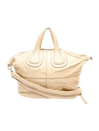 Pre-owned Givenchy Leather Tote In Neutrals