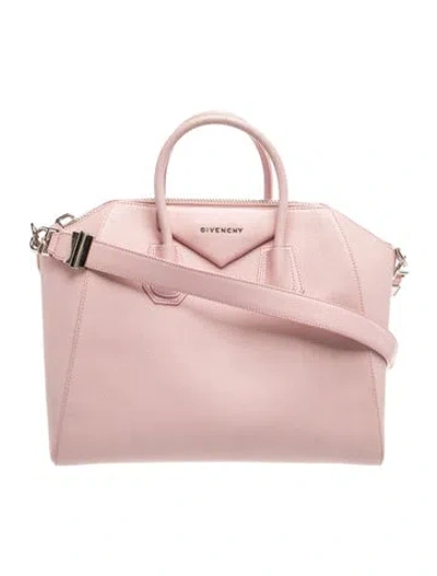 Pre-owned Givenchy Leather Tote In Pink