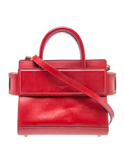 Pre-owned Givenchy Leather Tote In Red