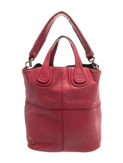 Pre-owned Givenchy Leather Tote In Red