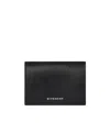 Givenchy Leather Tri-fold Wallet In Black