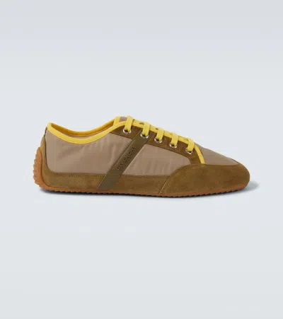 Givenchy Leather-trimmed Suede Sneakers