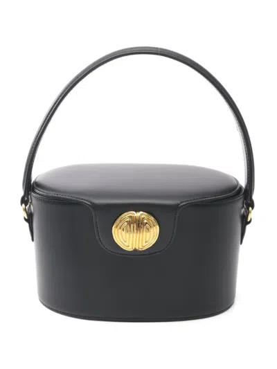 Pre-owned Givenchy Leather Vanity Bag In Black