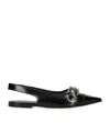 Givenchy Voyou Slingback Ballerina Flat With Pointed Toe In Black