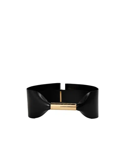 Givenchy Leather Waist Belt In Black