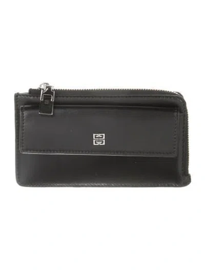 Pre-owned Givenchy Leather Wallet In Black