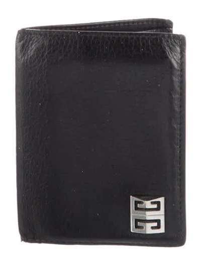 Pre-owned Givenchy Leather Wallet In Black