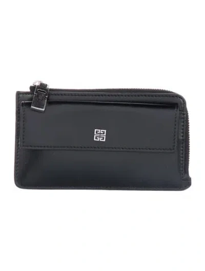 Pre-owned Givenchy Leather Wallet In Black