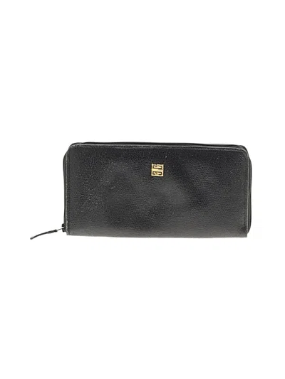Pre-owned Givenchy Leather Wallet In Black