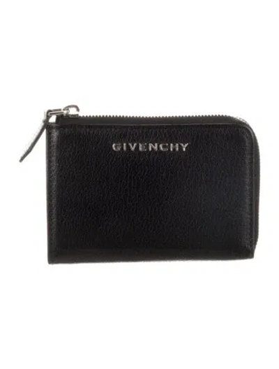 Pre-owned Givenchy Leather Wallet In Black