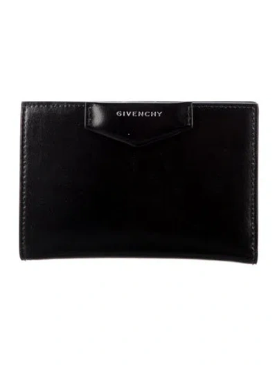 Pre-owned Givenchy Leather Wallet In Black