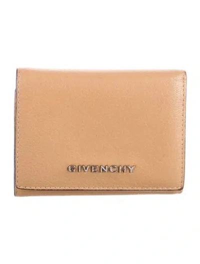 Pre-owned Givenchy Leather Wallet In Brown