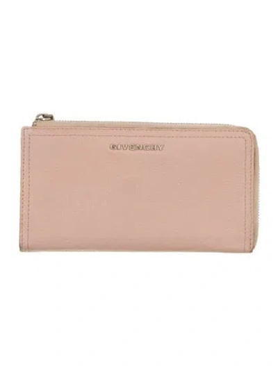 Pre-owned Givenchy Leather Wallet In Pink