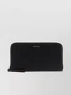 GIVENCHY LEATHER WALLET ZIPPERED TEXTURED FINISH
