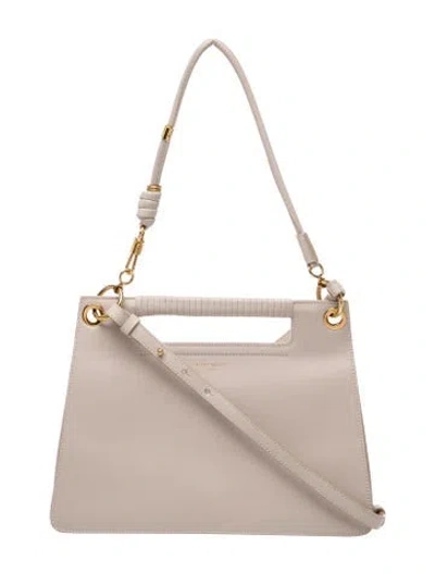 Pre-owned Givenchy Leather Whip Medium In Neutrals
