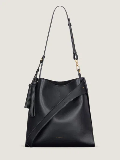 Givenchy Leather With Tassel Shoulder Bag In Black
