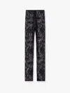 Givenchy Scalloped Stretch-lace Leggings In Black