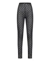 Givenchy Fitted Leggings With Distinctive Pattern And High Waistband In Black
