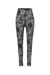 Givenchy Lace Detailing Sheer Fabric Trousers In Multi