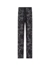 Givenchy Scalloped Stretch-lace Leggings In Black