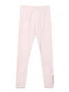 Givenchy Pink Kids Leggings With Logo And 4g All-over Motif In Multicolour