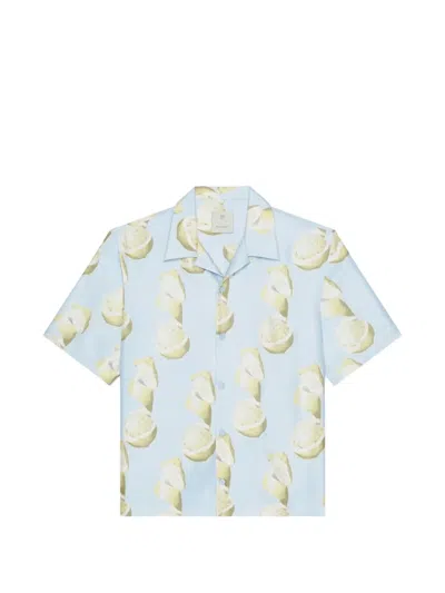 Givenchy Lemon Print Bowling Shirt In Multi