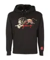Givenchy Leo Print Hoodie In Black