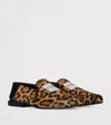 Givenchy Leopard Print Label Loafers