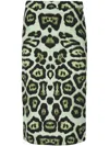 Givenchy Leopard Print Pencil Skirt In Multi
