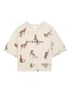 Givenchy Leopard-print T-shirt In Pink