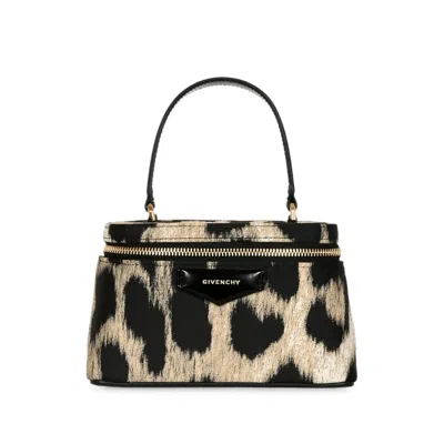 Givenchy Leopard-print Jacquard Tote Bag In Black
