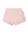 Givenchy Letter Detail Shorts In Pink