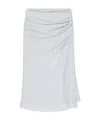 Givenchy Letter Jacquard Skirt In Light Blue