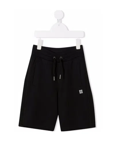 Givenchy Letter Printed Shorts In Black
