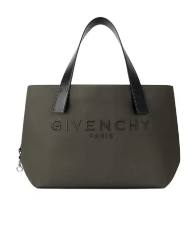 Givenchy Letter Shoulder Bag In Taupe
